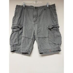 Old Navy‎ Mens Cargo Shorts Gray Size 38 Utility Pockets Casual Summer